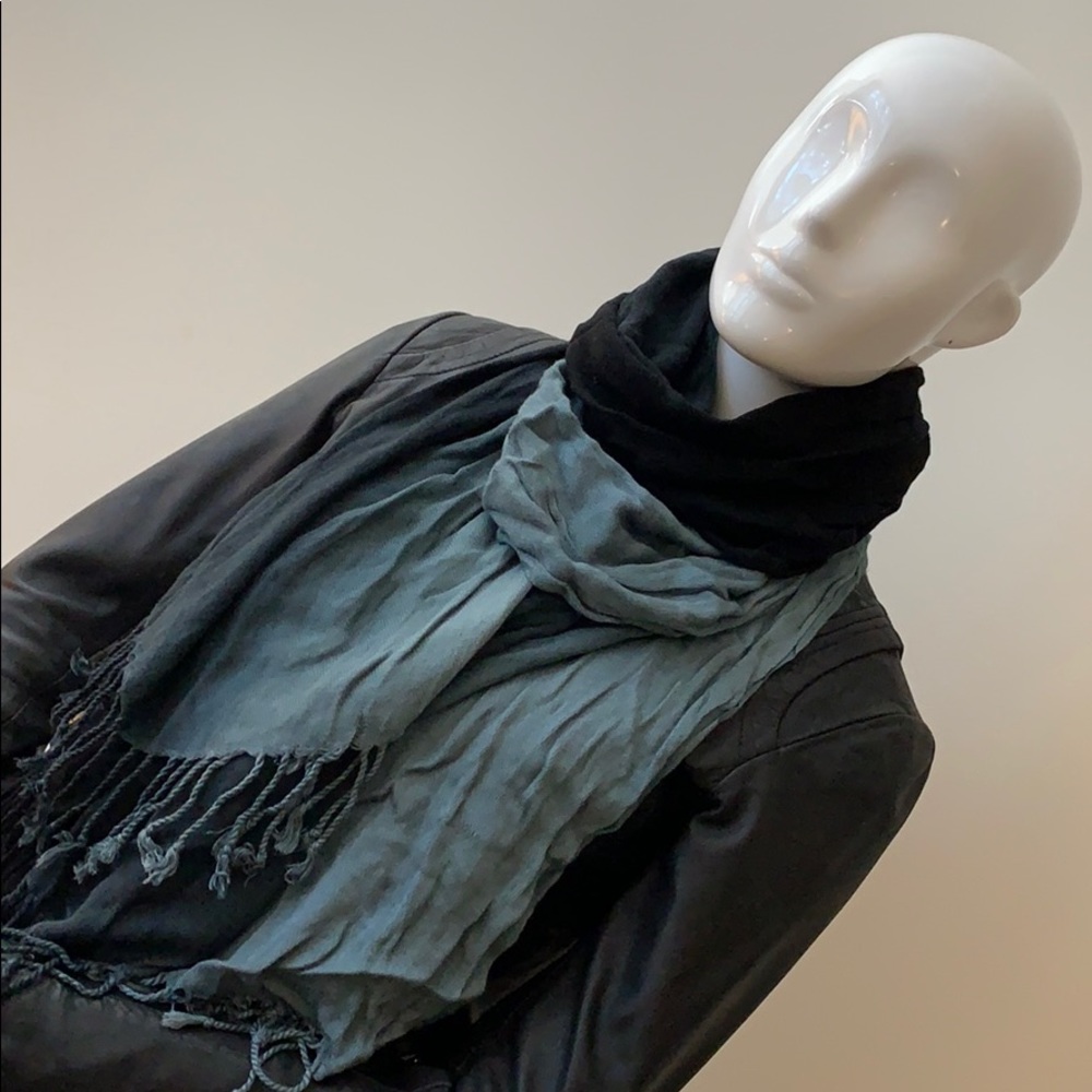 Ombré fringe scarf